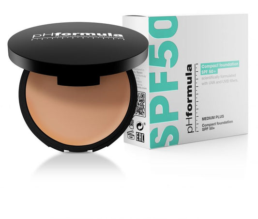 Kompaktinė kreminė pudra SPF 50+