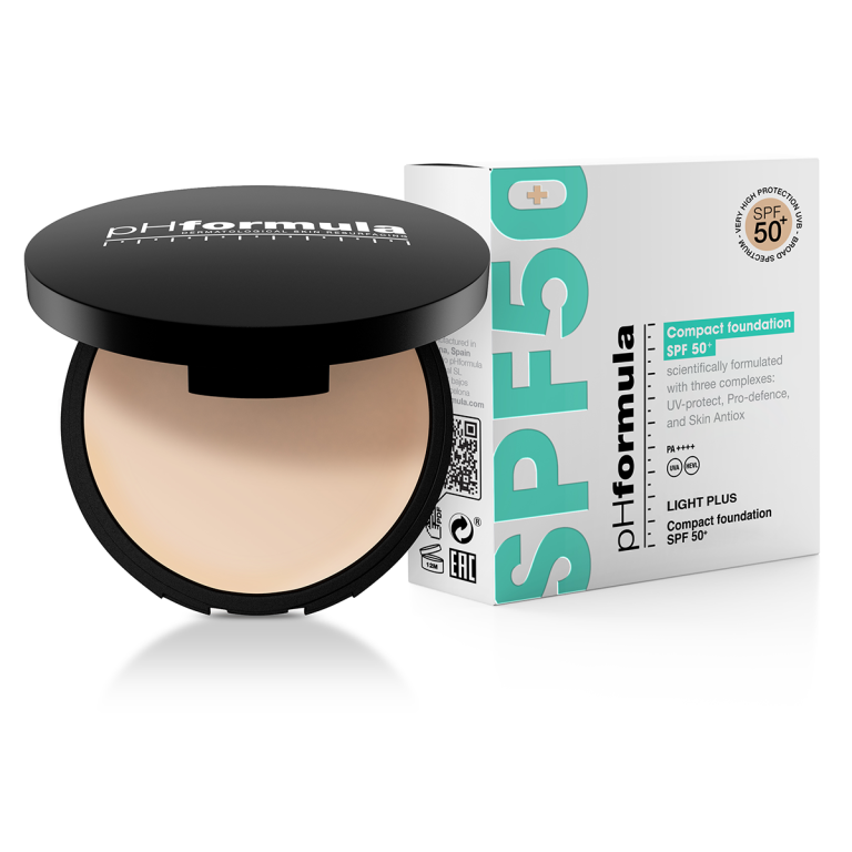 Kompaktinė kreminė pudra SPF 50+