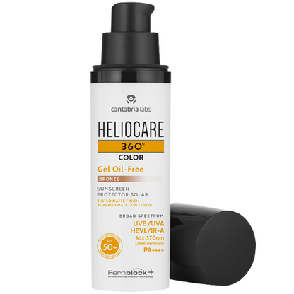 HELIOCARE 360 OIL-FREE APSAUGINIS GELIS SPF50+, 50 ML (Bronze)