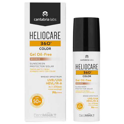 HELIOCARE 360 OIL-FREE APSAUGINIS GELIS SPF50+, 50 ML (Bronze)