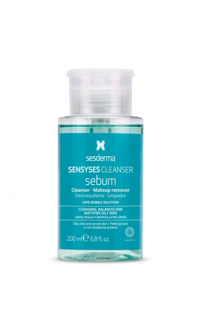 SESDERMA SENSYSES SEBUM LIPOSOMINIS VALIKLIS MIŠRIAI IR RIEBIAI ODAI, 200 ML